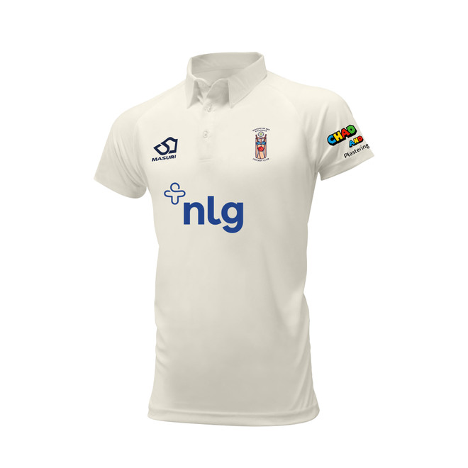 Mens Short Sleeve Cricket Shirt-BRKCC
