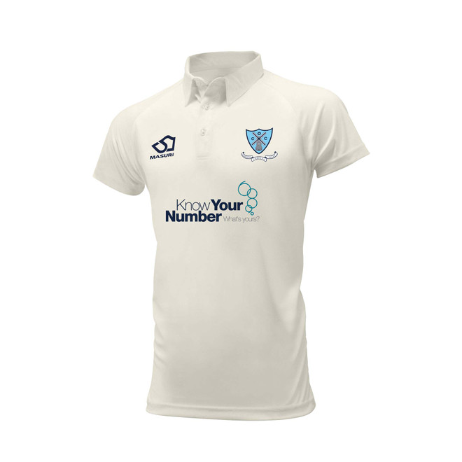 Mens Short Sleeve Cricket Shirt-OUTWCC