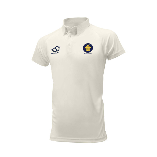Mens Short Sleeve Cricket Shirt-WESTCOTT