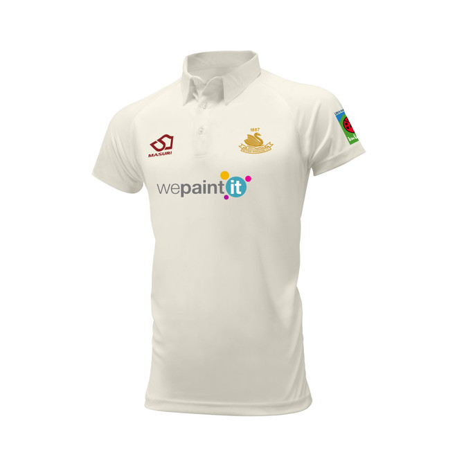 Junior Short Sleeve Cricket Shirt-NETHER