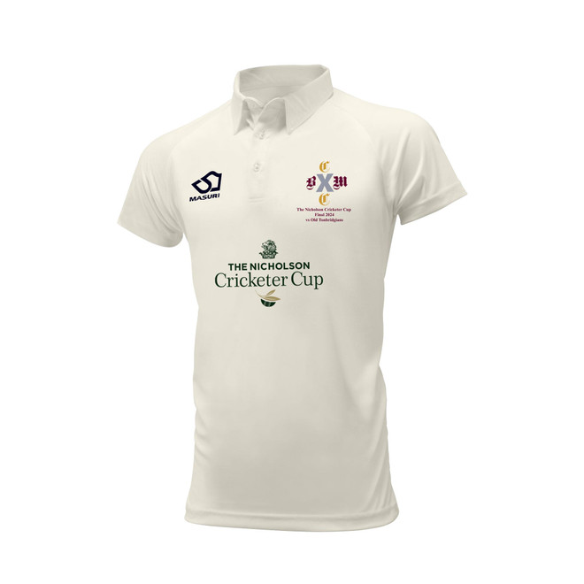 Junior Short Sleeve Cricket Shirt (The Nicholson Cricketer Cup Final 2024)-BRDFW-C