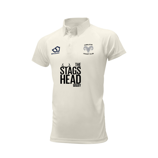 Junior Short Sleeve Cricket Shirt-HUMBCC