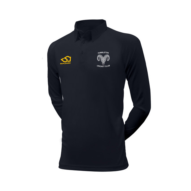 Mens Long Sleeve Coloured Cricket Shirt-HUMBCC
