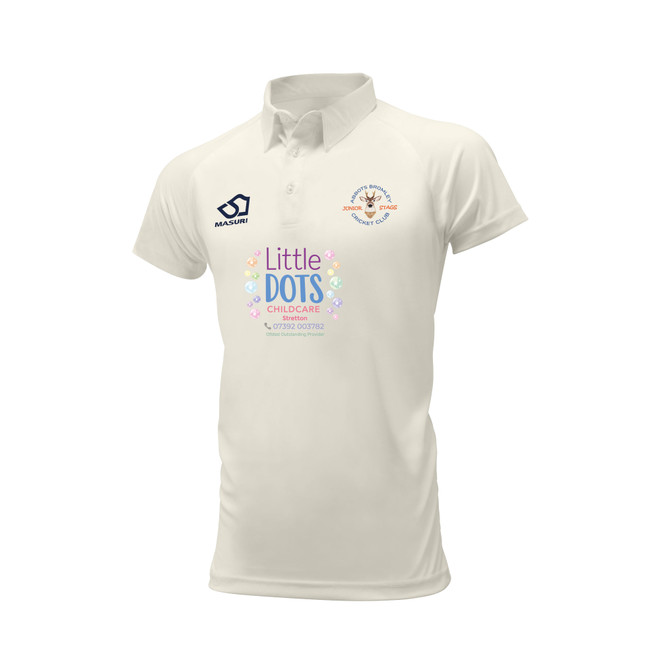 Junior Short Sleeve Cricket Shirt-ABROM