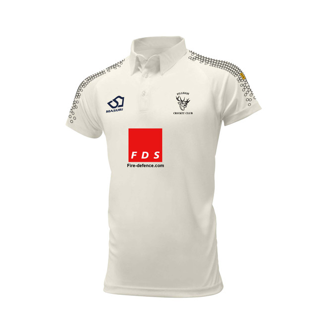 Mens Short Sleeve Cricket Shirt-FILLEIGH
