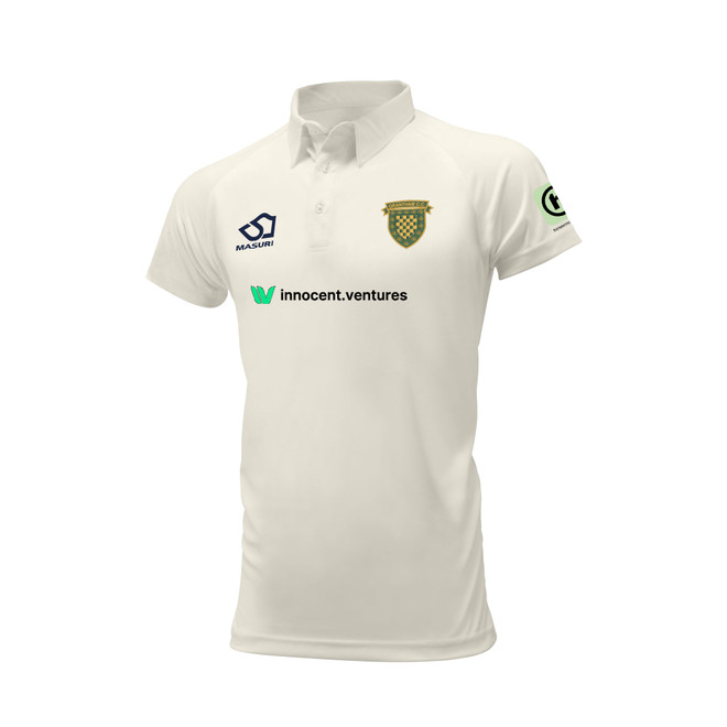 Junior Short Sleeve Cricket Shirt-GRANCC