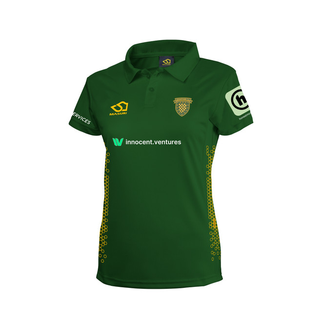 Women's Short Sleeve Coloured Cricket Shirt-GRANCC2
