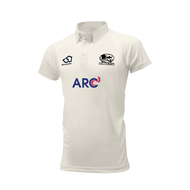 Mens Short Sleeve Cricket Shirt-FRETTEN