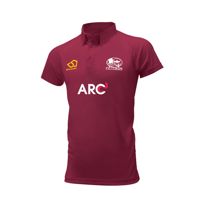 Junior Short Sleeve Coloured Cricket Shirt -FRETTEN