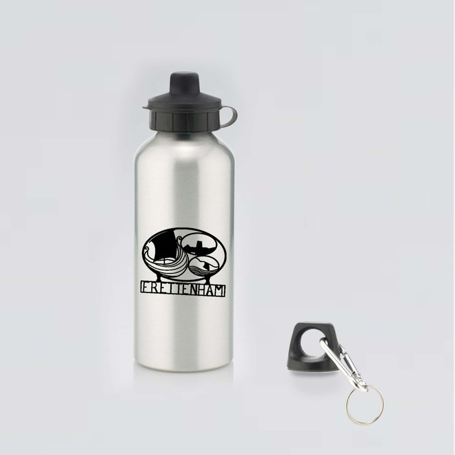 Aluminium Water Bottle with 2 Cap Styles-FRETTEN
