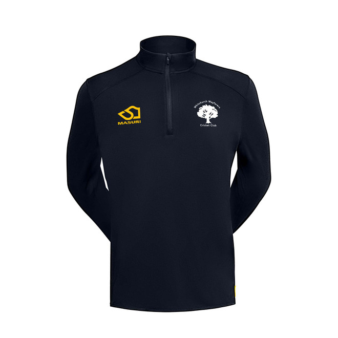 Junior 1/4 Zip Performance Midlayer-WHITWA