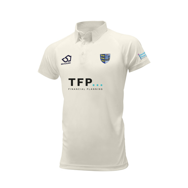 Junior Short Sleeve Cricket Shirt-MDNCC