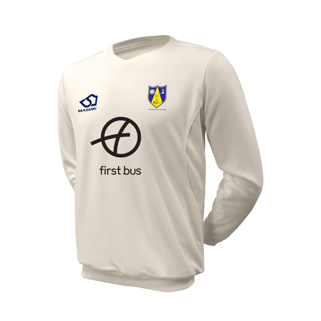 Junior Long Sleeve Cricket Slipover -HALLBCC