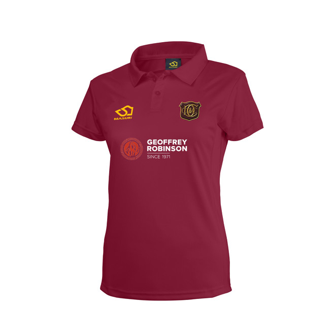 Women's Short Sleeve Coloured Cricket Shirt-CNDCC