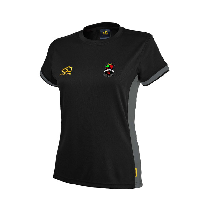 Women's Training Shirt Black/ Grey-KENTON