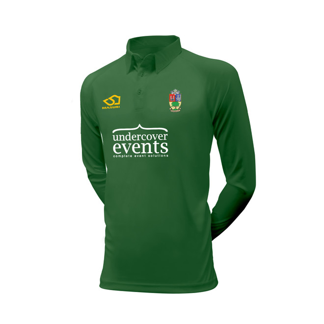 Adult Long Sleeve Coloured Cricket Shirt-NONIN