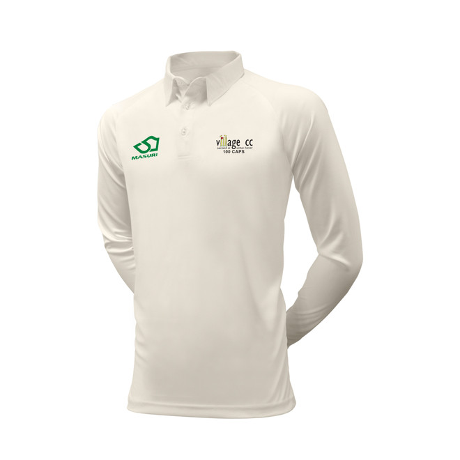 Long Sleeve Cricket Shirt - 100 Appearance Shirt-VILLGE