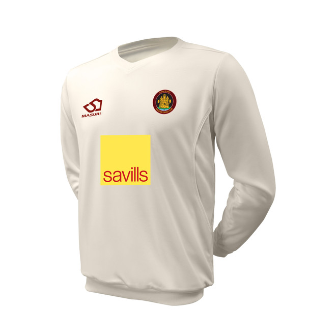 Junior Long Sleeve Cricket Slipover -GUILDF
