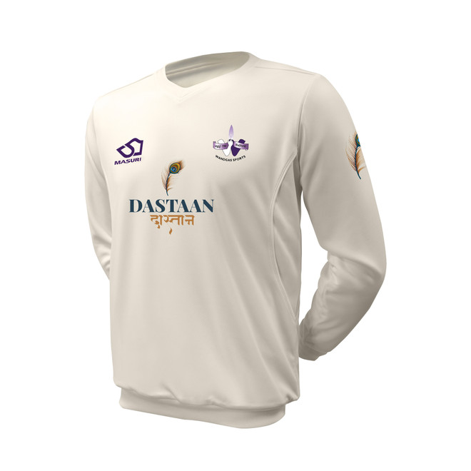 Junior Long Sleeve Cricket Slipover -WANDGAS
