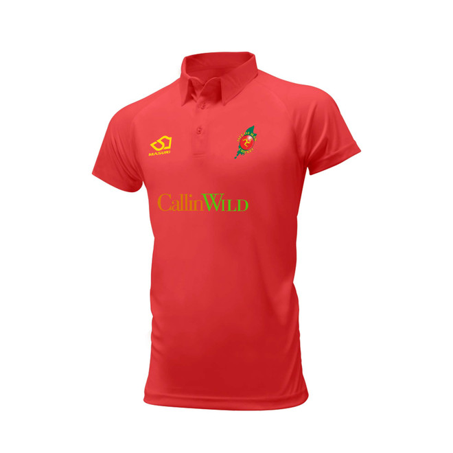 Mens Short Sleeve Coloured Cricket Shirt -IOMCA