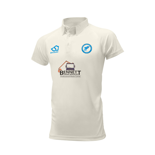 Mens Short Sleeve Cricket Shirt-COB