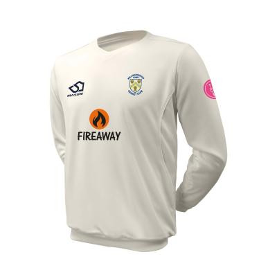 Junior Long Sleeve Cricket Slipover -WELLINB