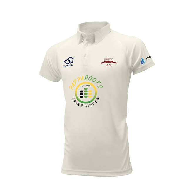 Mens Short Sleeve Cricket Shirt-BWIPCC