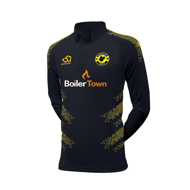 Long Sleeve Coloured Cricket Shirt-WCROW
