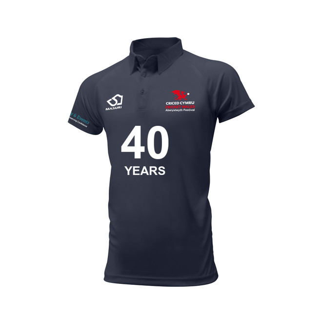 Mens Short Sleeve Coloured Cricket Shirt (Navy)-CWNORTH