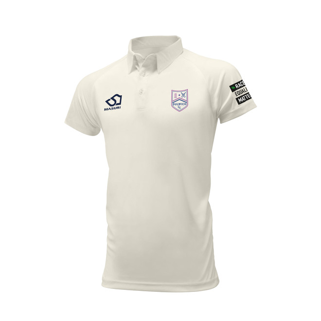 Mens Short Sleeve Cricket Shirt-DULWCC