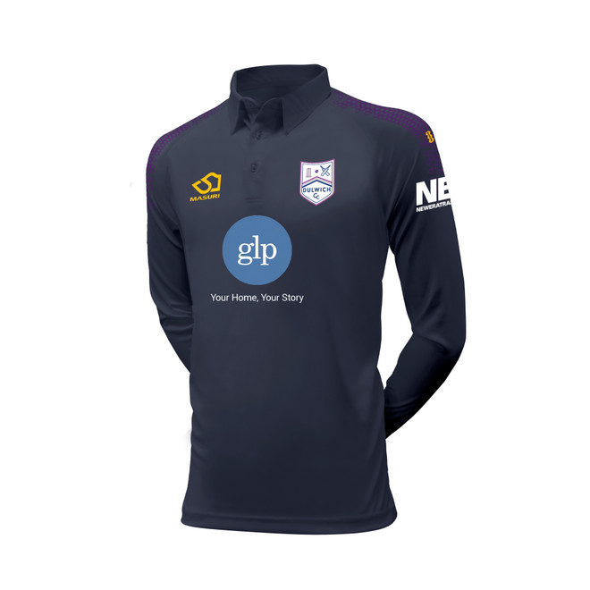 Long Sleeve Coloured Cricket Shirt-DULWCC