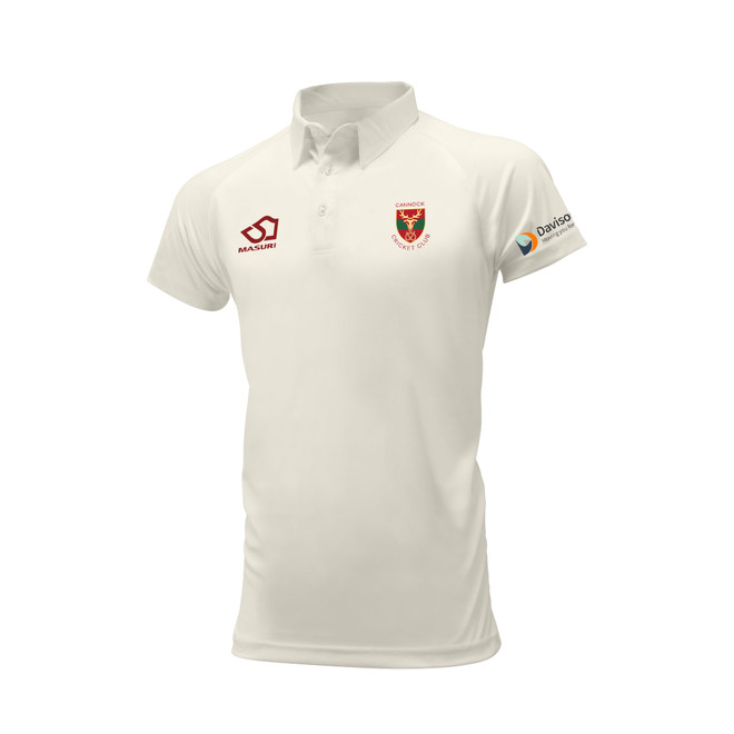 Mens Short Sleeve Cricket Shirt-CANCC