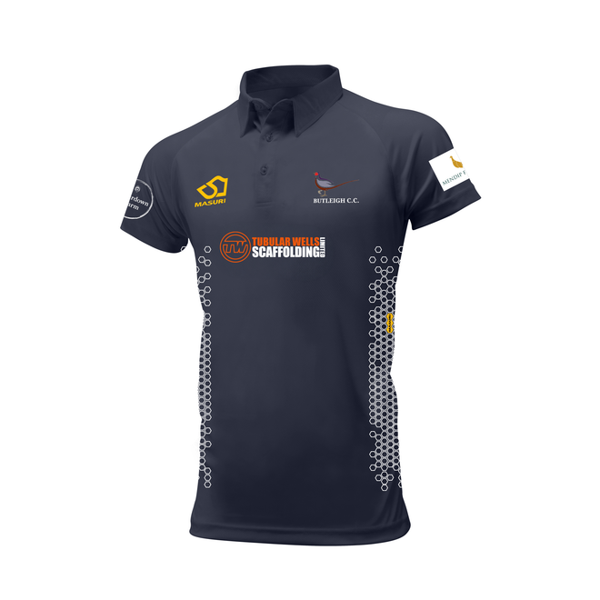 Junior Short Sleeve Coloured Cricket Shirt -BUTCC