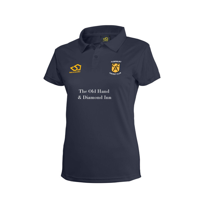 Women's Short Sleeve Coloured Cricket Shirt-ALBBRY