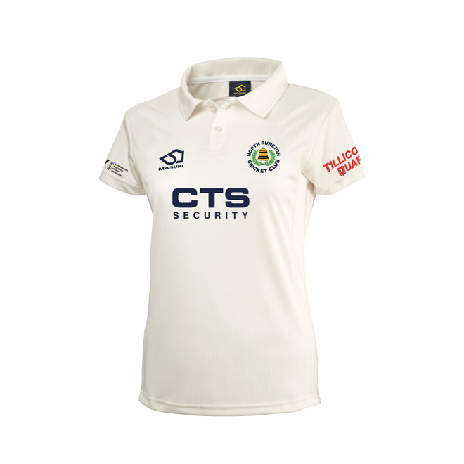 Women's Short Sleeve Cricket Shirt-NRUNCC