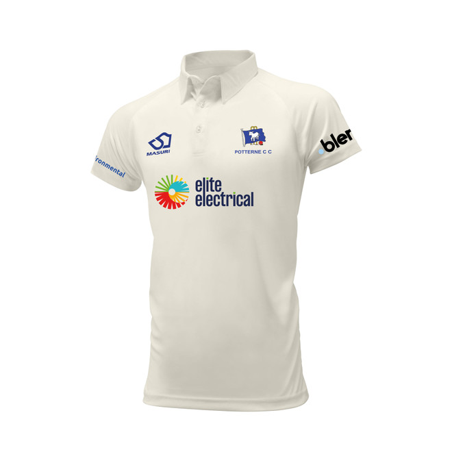 Mens Short Sleeve Cricket Shirt-POTNCC
