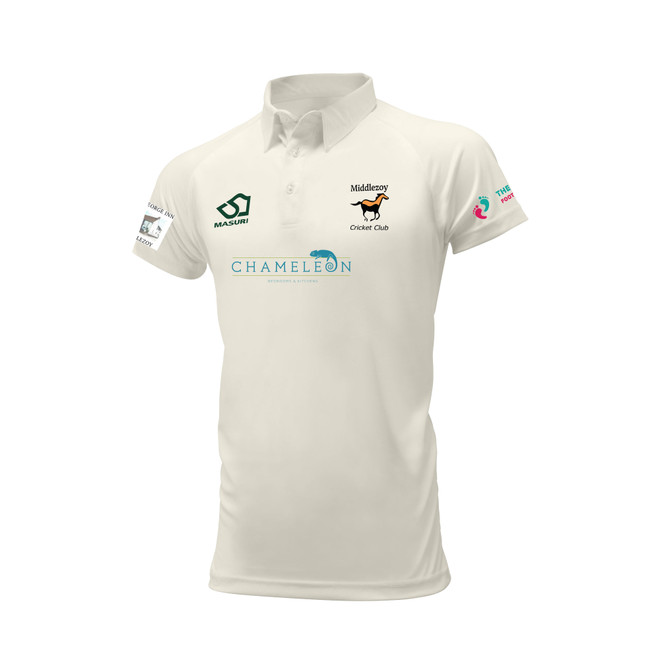 Junior Short Sleeve Cricket Shirt-MIDZOYCC