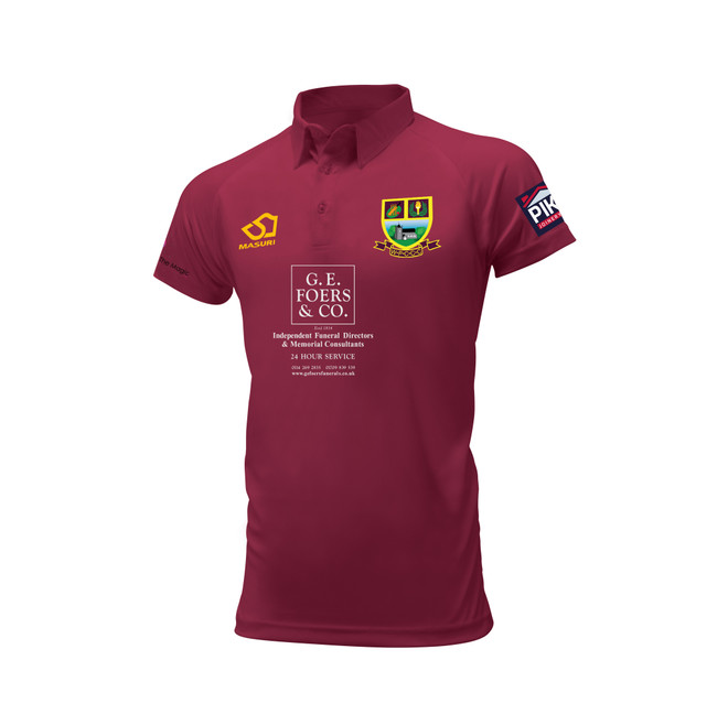 Junior Short Sleeve Coloured Cricket Shirt -WHPCCC