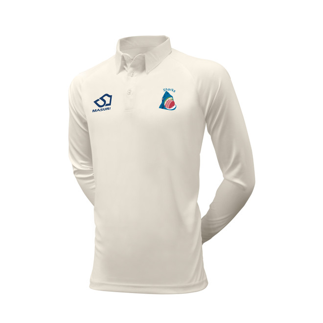 Long Sleeve Cricket Shirt-SHRK