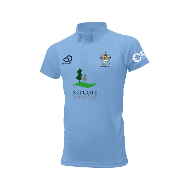 Mens Short Sleeve Coloured Cricket Shirt -WRTHNG