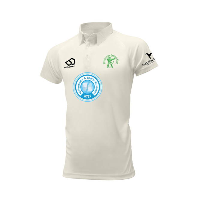 Junior Short Sleeve Cricket Shirt-EDWIN