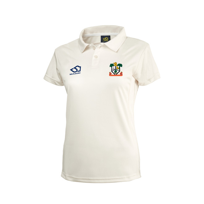 Women's Short Sleeve Cricket Shirt-DUNCBCC