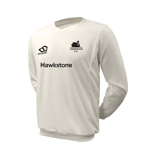 Long Sleeve Cricket Slipover -SWBRK