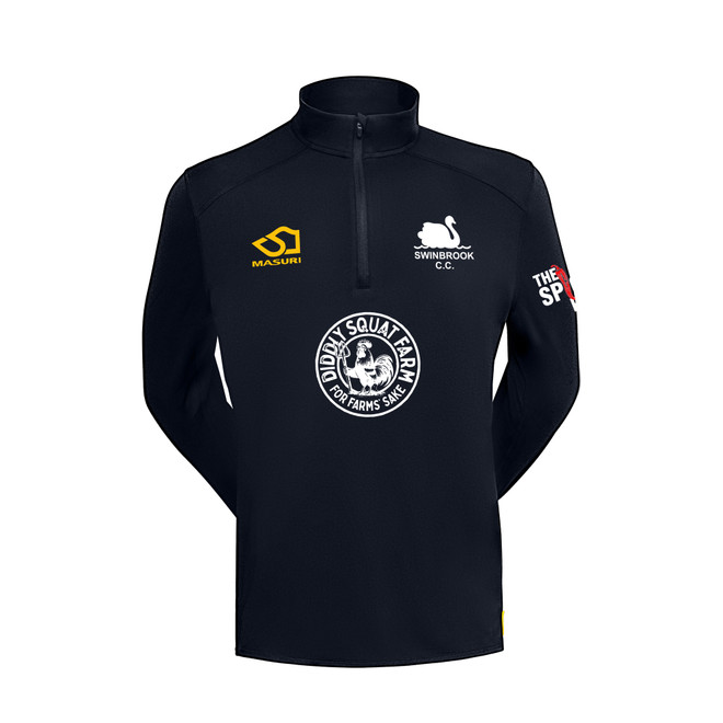 Junior 1/4 Zip Performance Midlayer-SWBRK