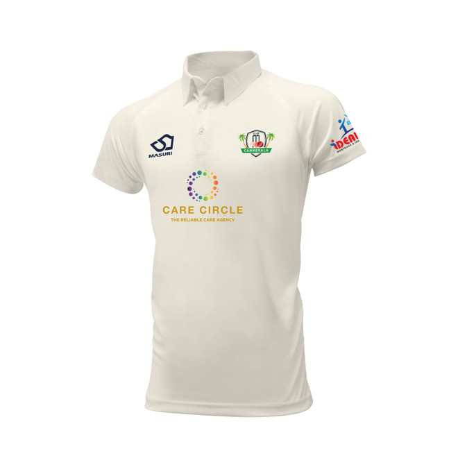 Mens Short Sleeve Cricket Shirt-CAMK
