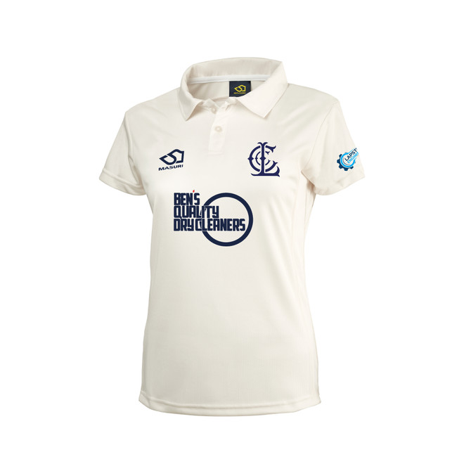 Womans Short Sleeve Cricket Shirt-LONGPR