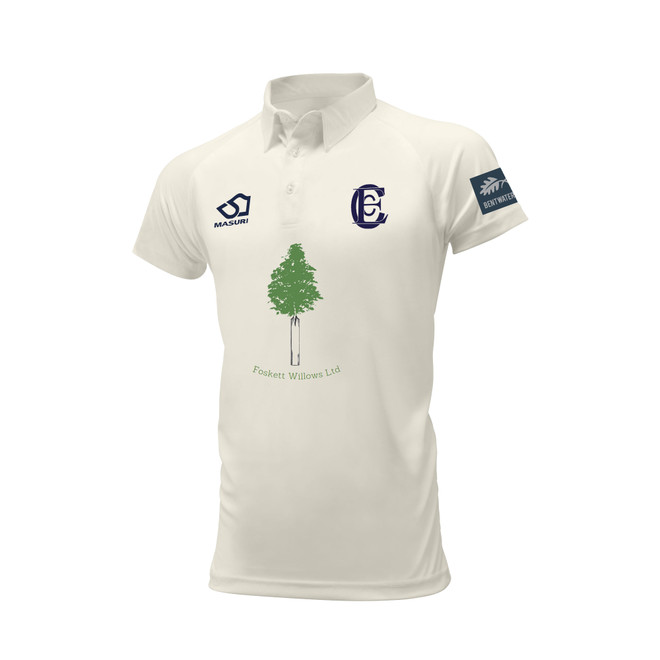 Junior Short Sleeve Cricket Shirt-EASTON2