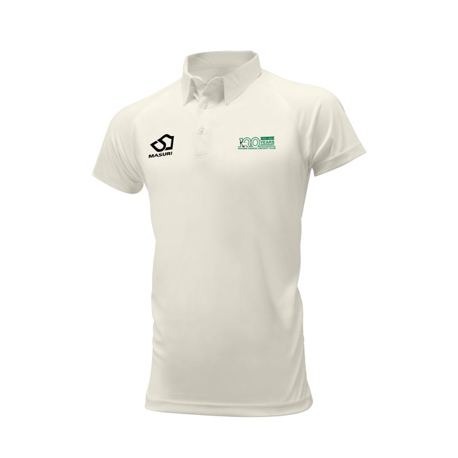Junior Short Sleeve Cricket Shirt - 100th Anniversary-OFDDCC