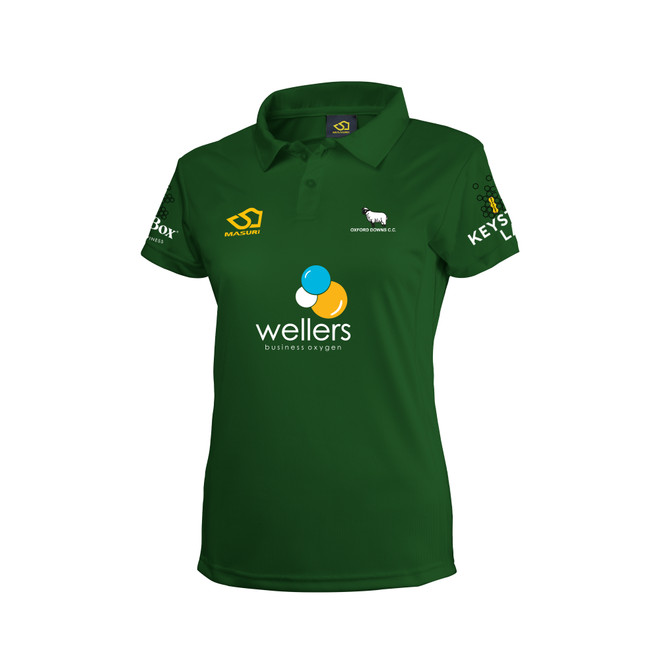 Women's Short Sleeve Coloured Cricket Shirt-OFDDCC