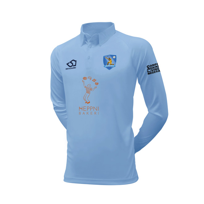 Long Sleeve Coloured Cricket Shirt - HSLG